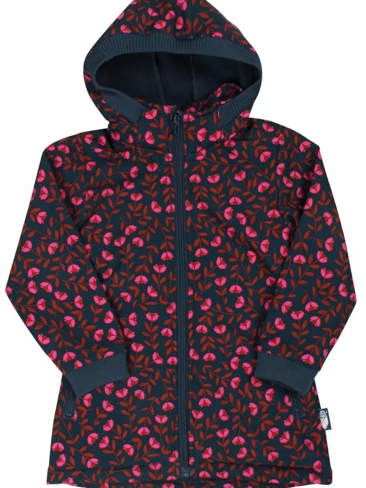 Børn Danefæ Danolivia Softshell Dusty Navy Fleuri