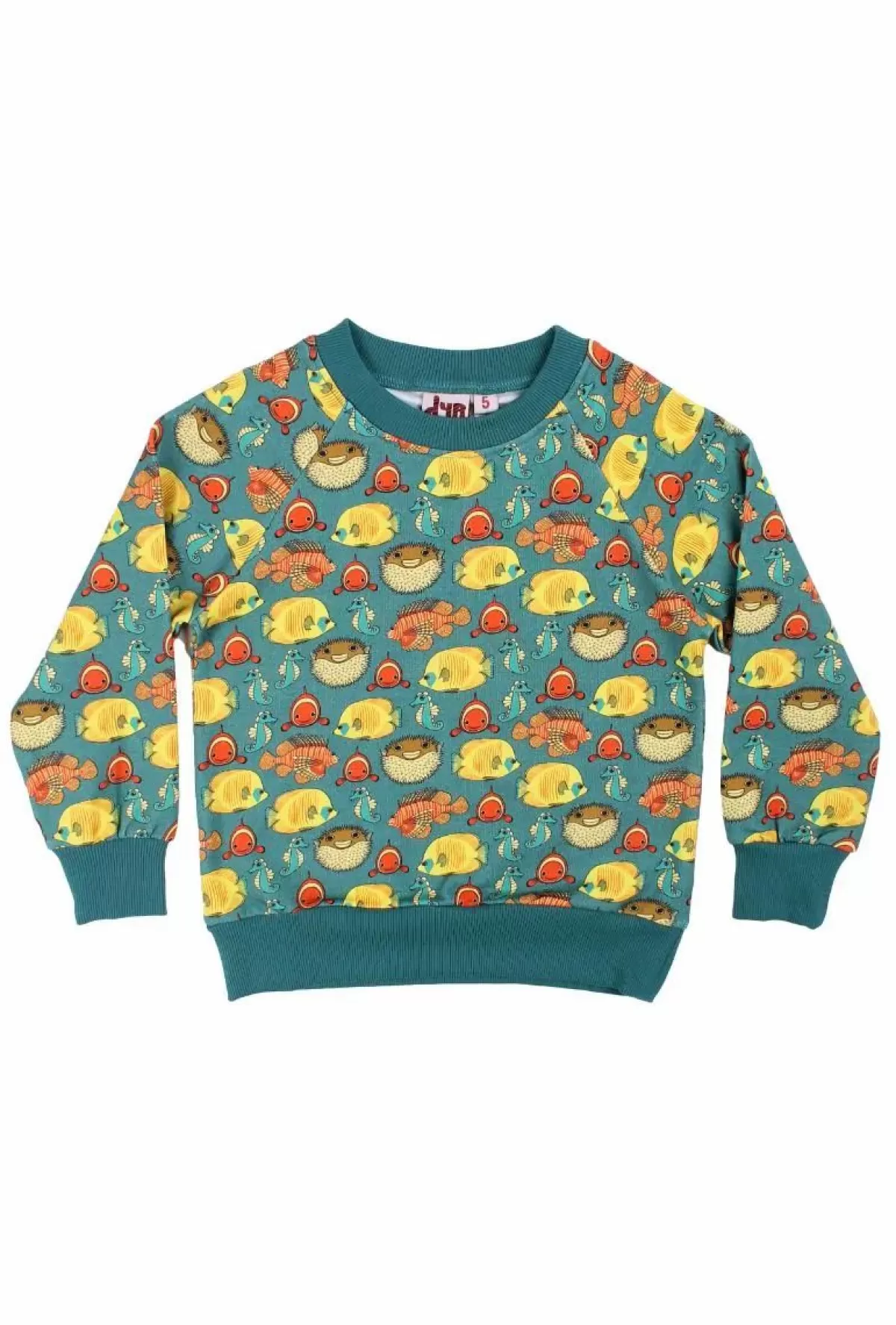 Børn Danefæ Dyrbellow Sweat Dark Duck Coral Reef