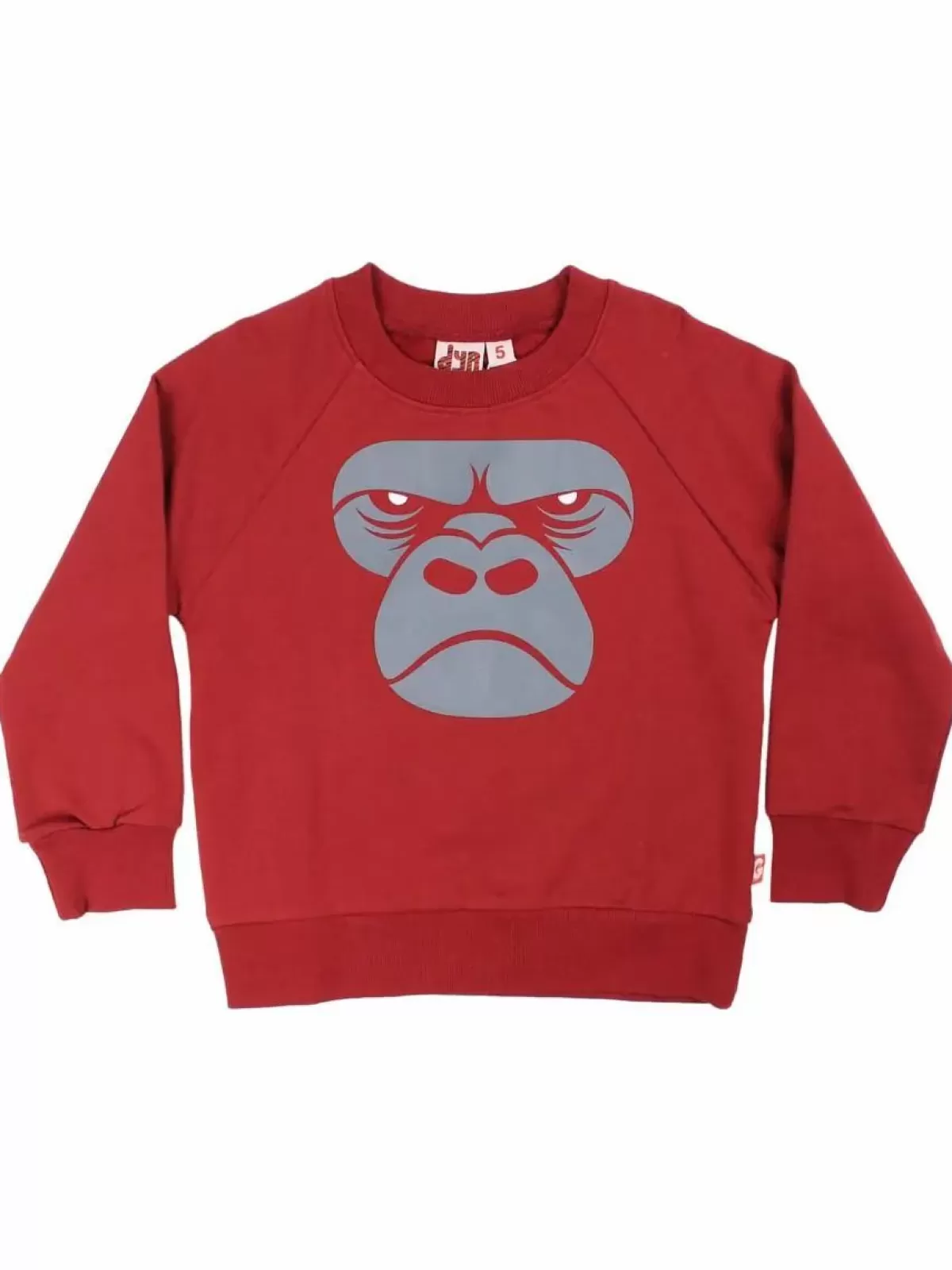 Børn Danefæ Dyrbellow Sweat Dark Red Zoomgorilla