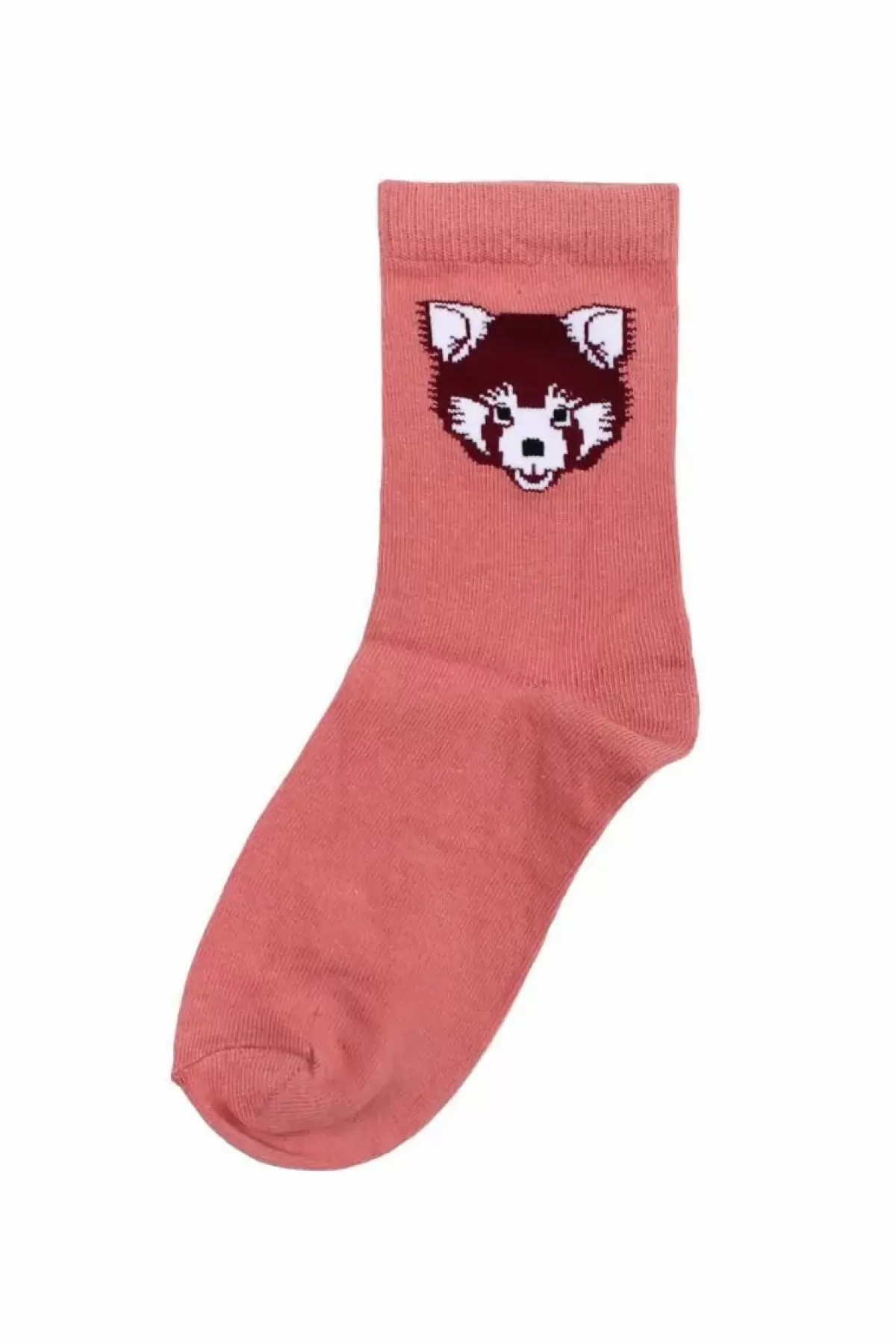 Børn Danefæ Dyrgalop Socks Old Rose Roed Panda