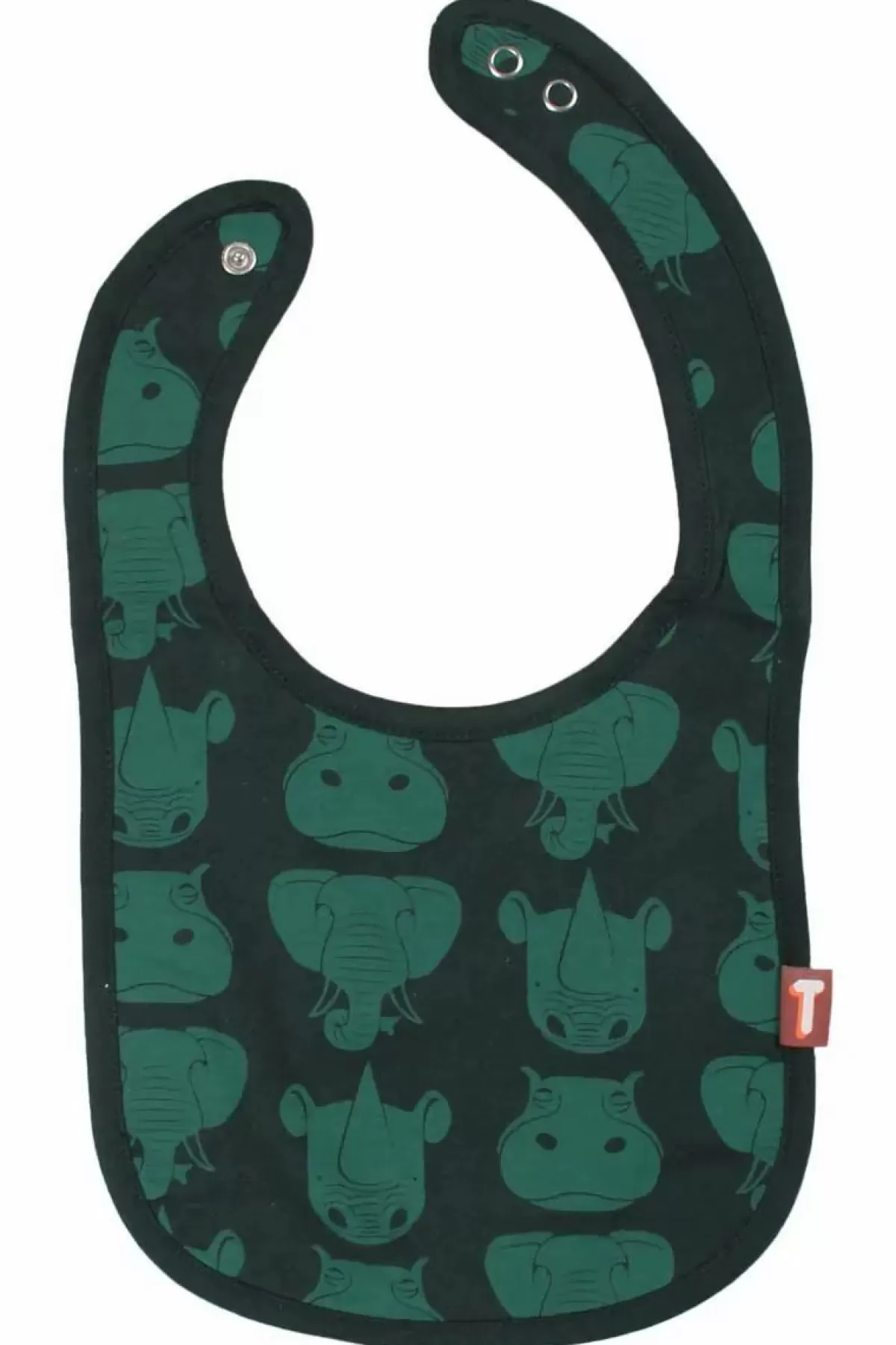 Baby Danefæ Dyrmunchie Bib Black Green Tykhuder Aop