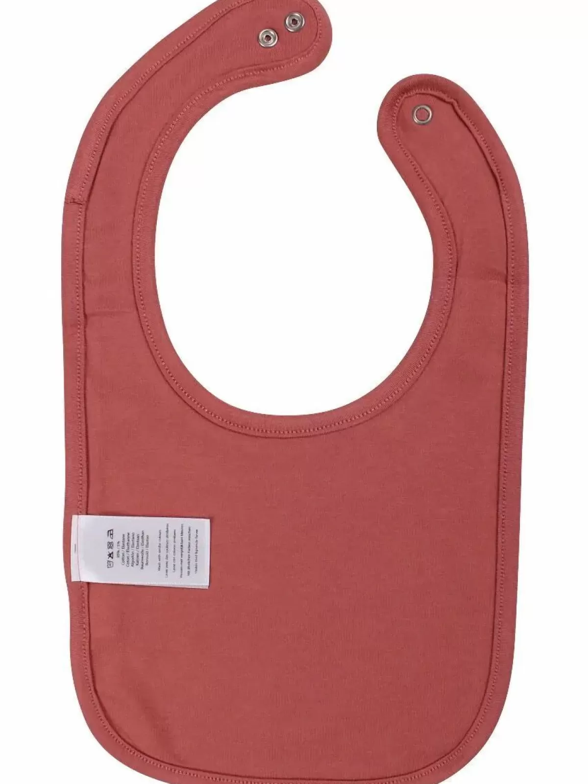 Baby Danefæ Dyrmunchie Bib Old Rose Skildpadde