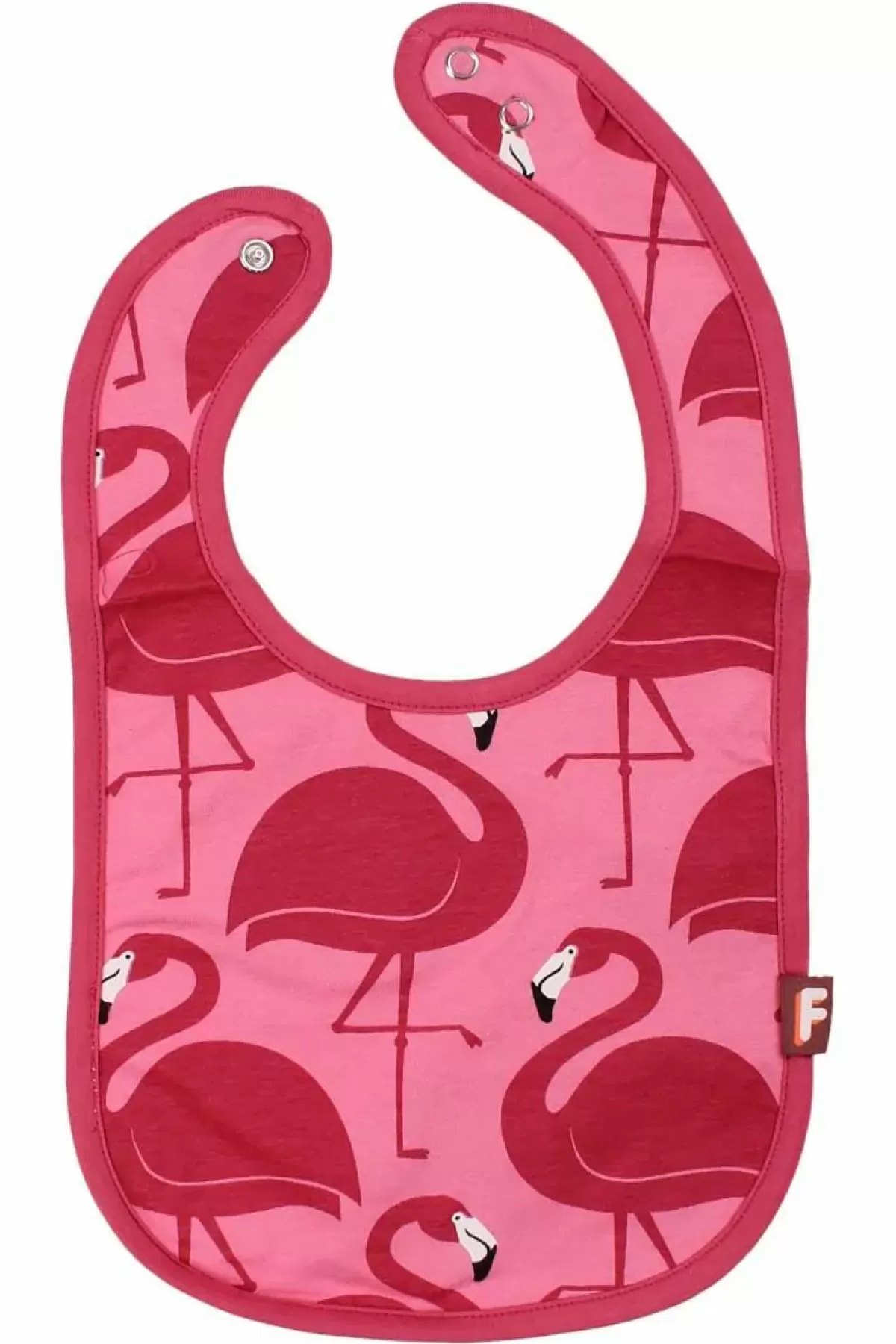 Baby Danefæ Dyrmunchie Bib Pink Flamingo Aop