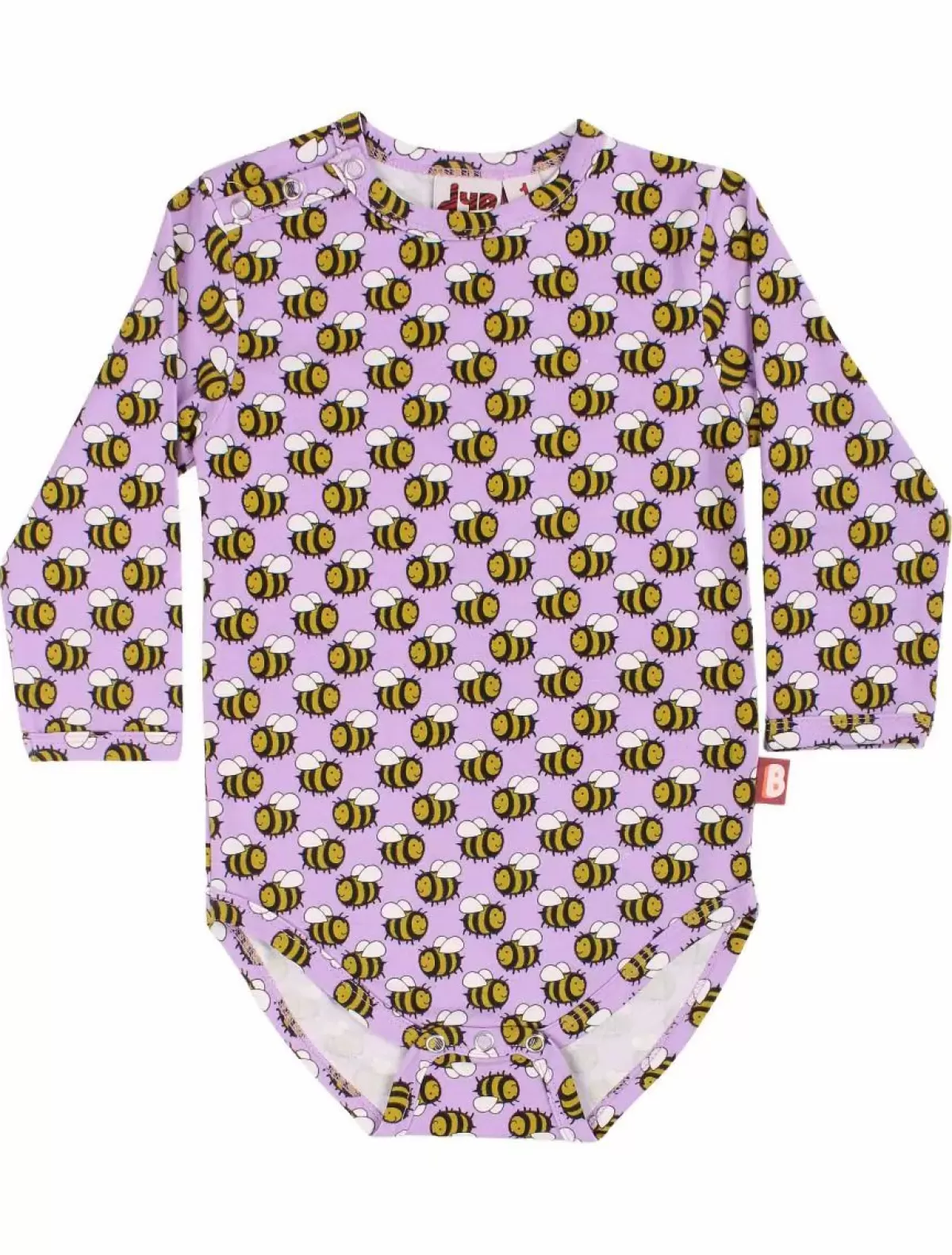 Baby Danefæ Dyrquack Suit Aop/Strib Soft Viola Bier