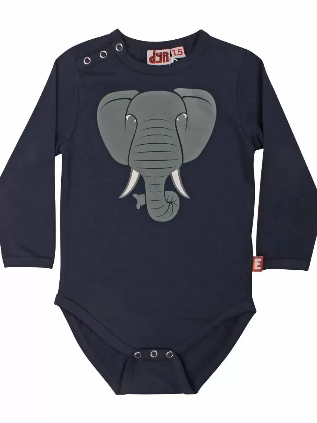 Baby Danefæ Dyrquack Suit Dk Navy Elefant