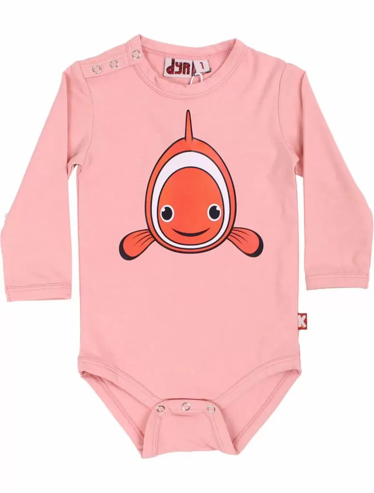 Baby Danefæ Dyrquack Suit Soft Pink Klovnfisk