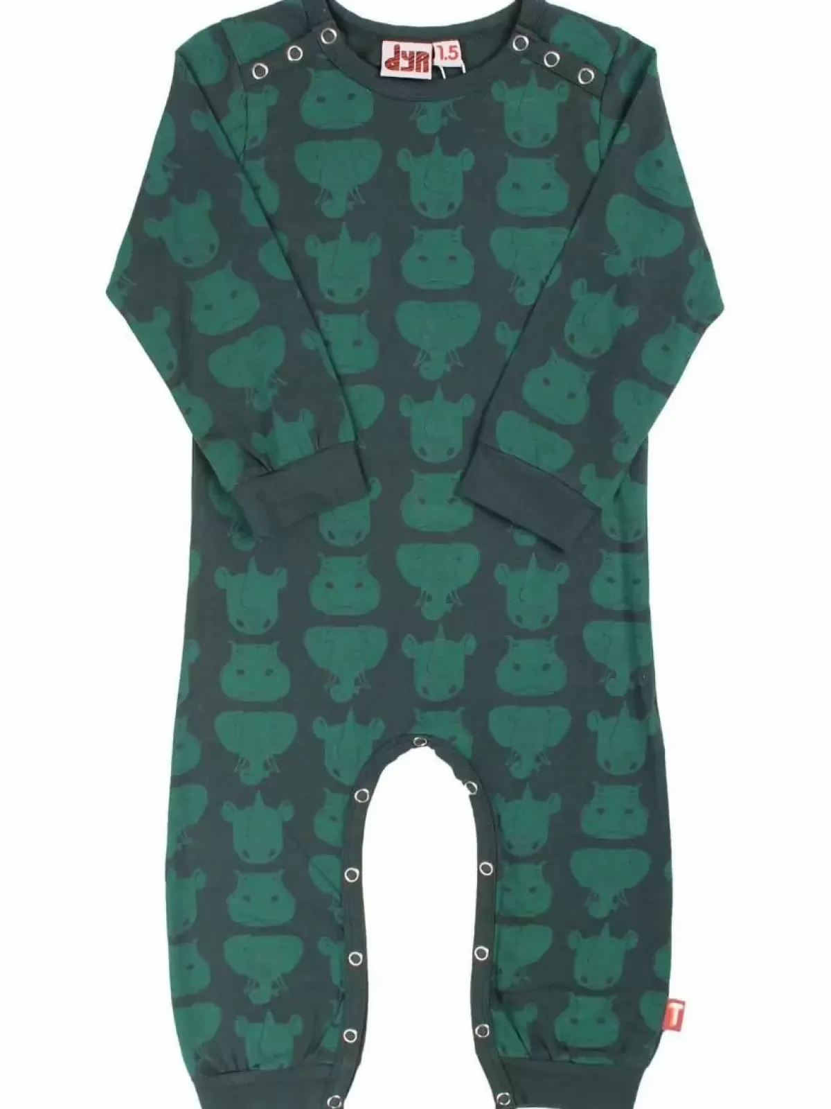 Baby Danefæ Dyrtweet Suit Black Green Tykhuder Aop