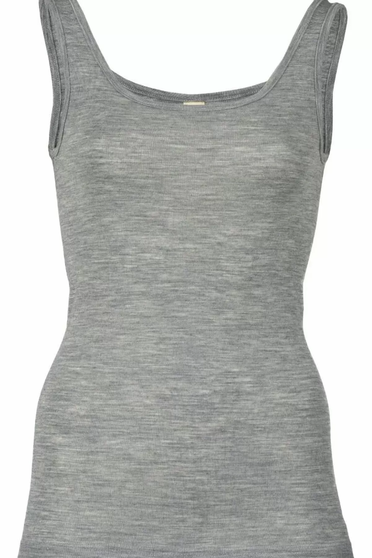 Dame Danefæ Engel Wool Natur Ladies Tanktop Lt Grey Melange