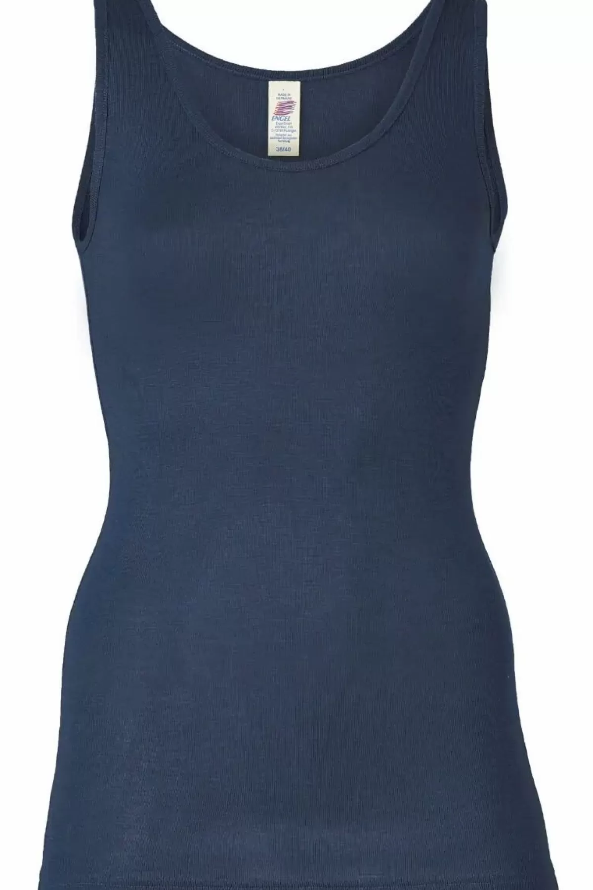 Dame Danefæ Engel Wool Natur Ladies Tanktop Navy