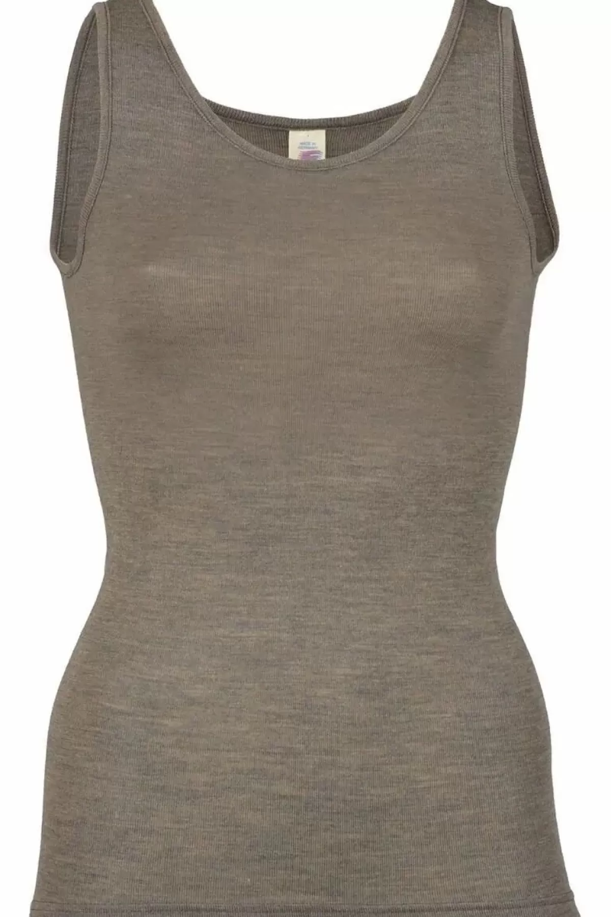 Dame Danefæ Engel Wool Natur Ladies Tanktop Walnut