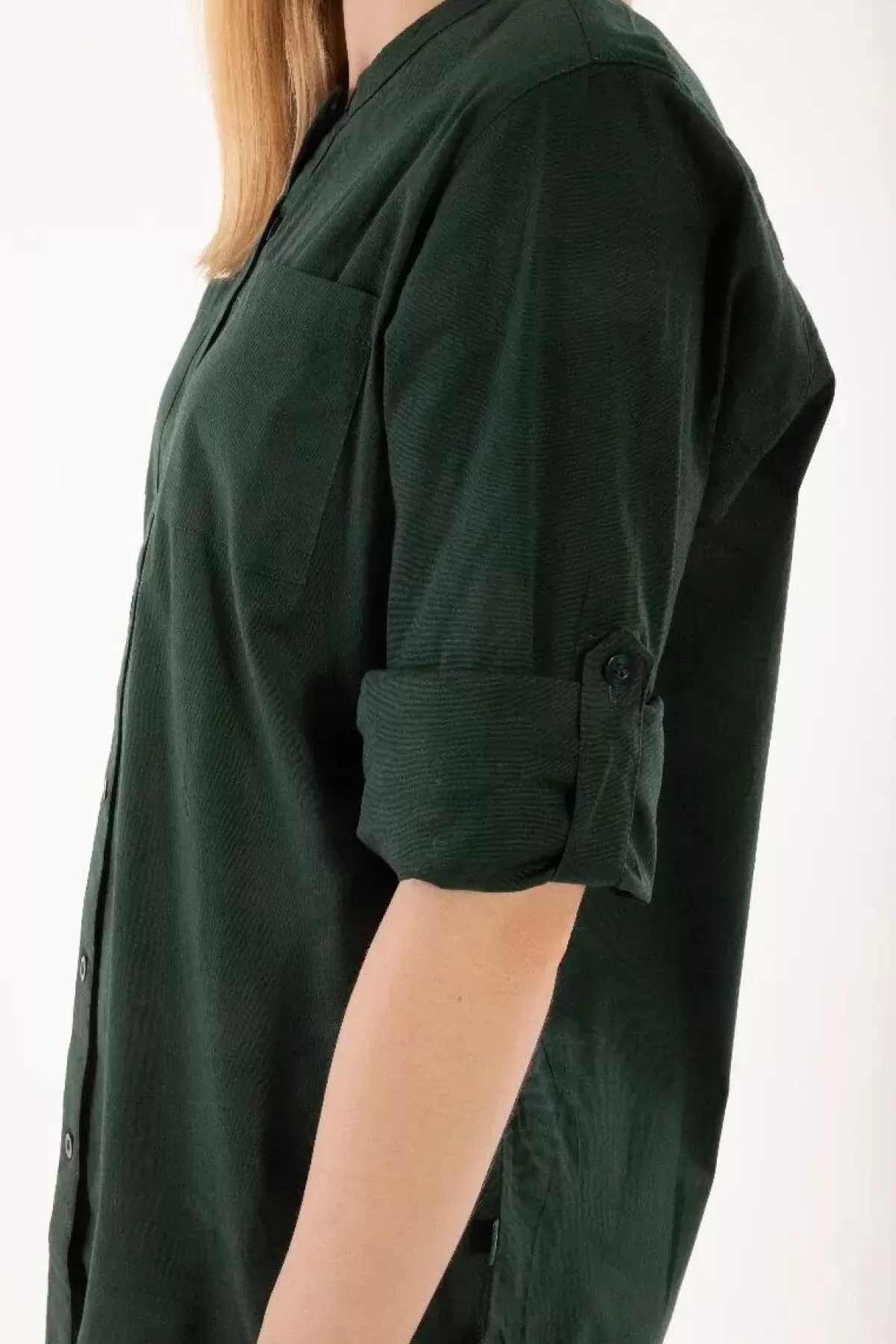 Dame Danefæ Ess - Joy Poplin Shirt Black Green