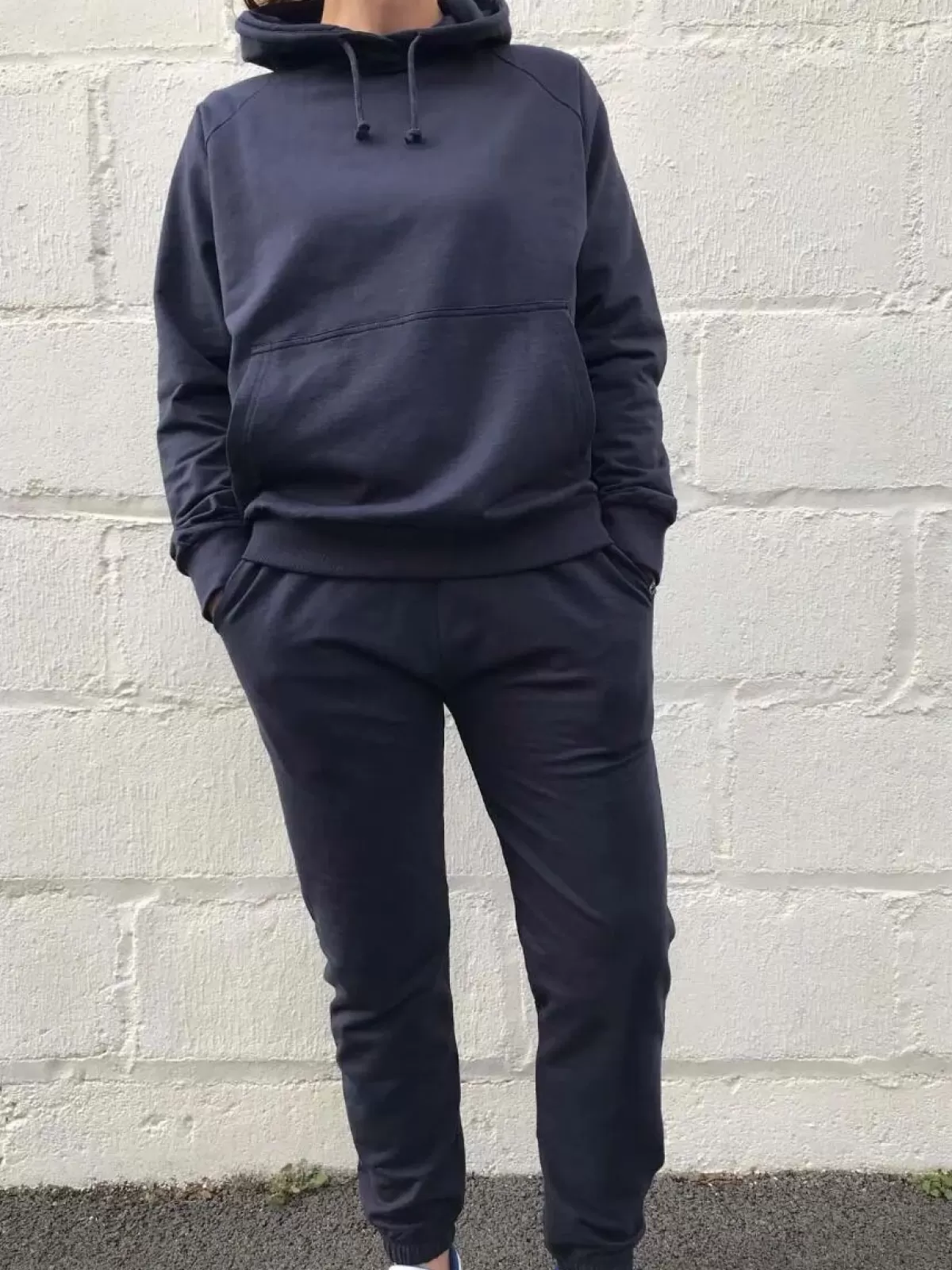 Dame Danefæ Ess - Organic Danemellow Hoodie Dk Navy