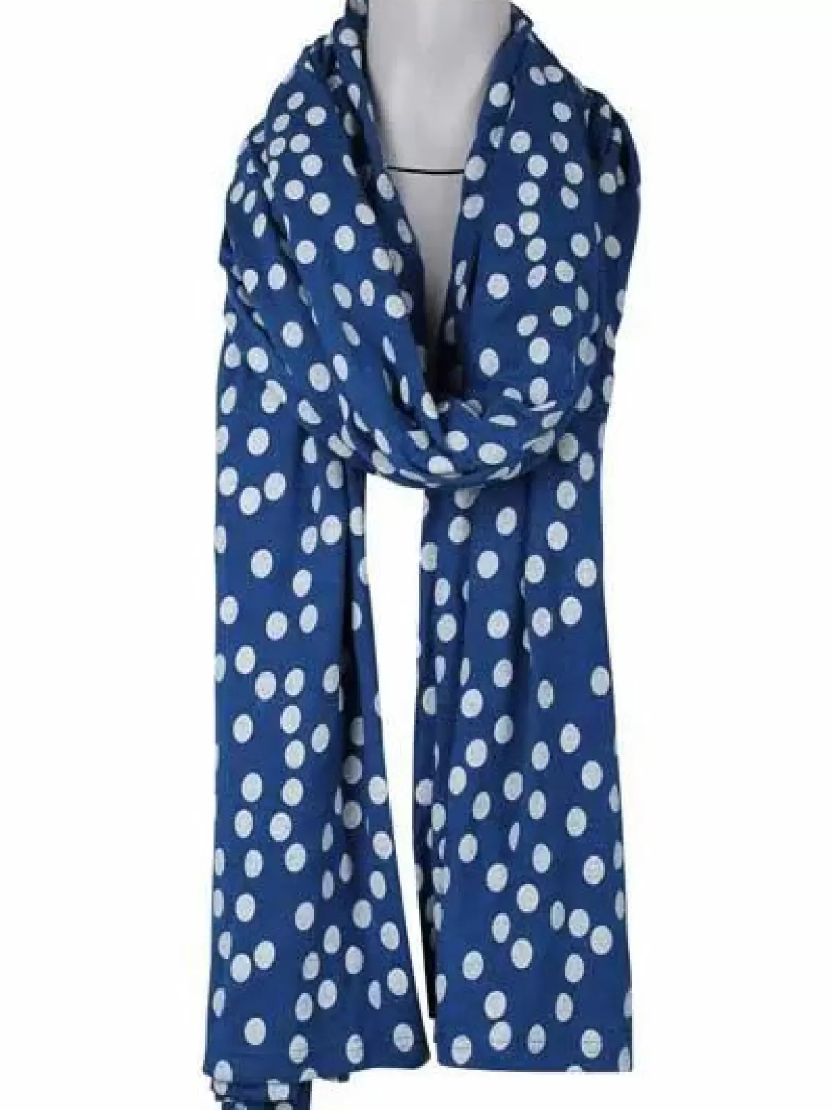 Dame Danefæ Friend Scarf Indigo/Lt Beige Fundots