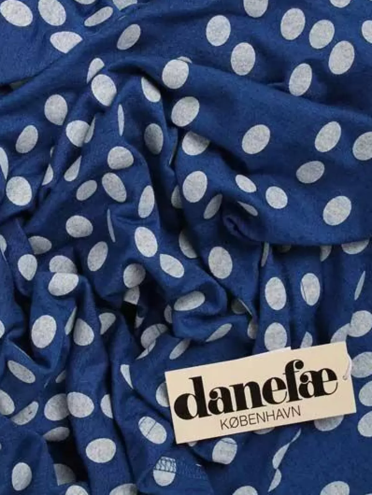 Dame Danefæ Friend Scarf Indigo/Lt Beige Fundots