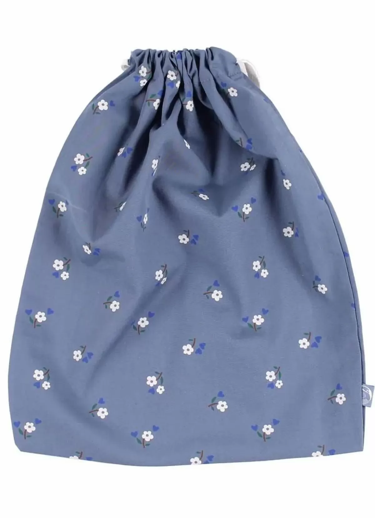 Børn Danefæ Fruit/Gift Bag Big Grey Blue Miniflower