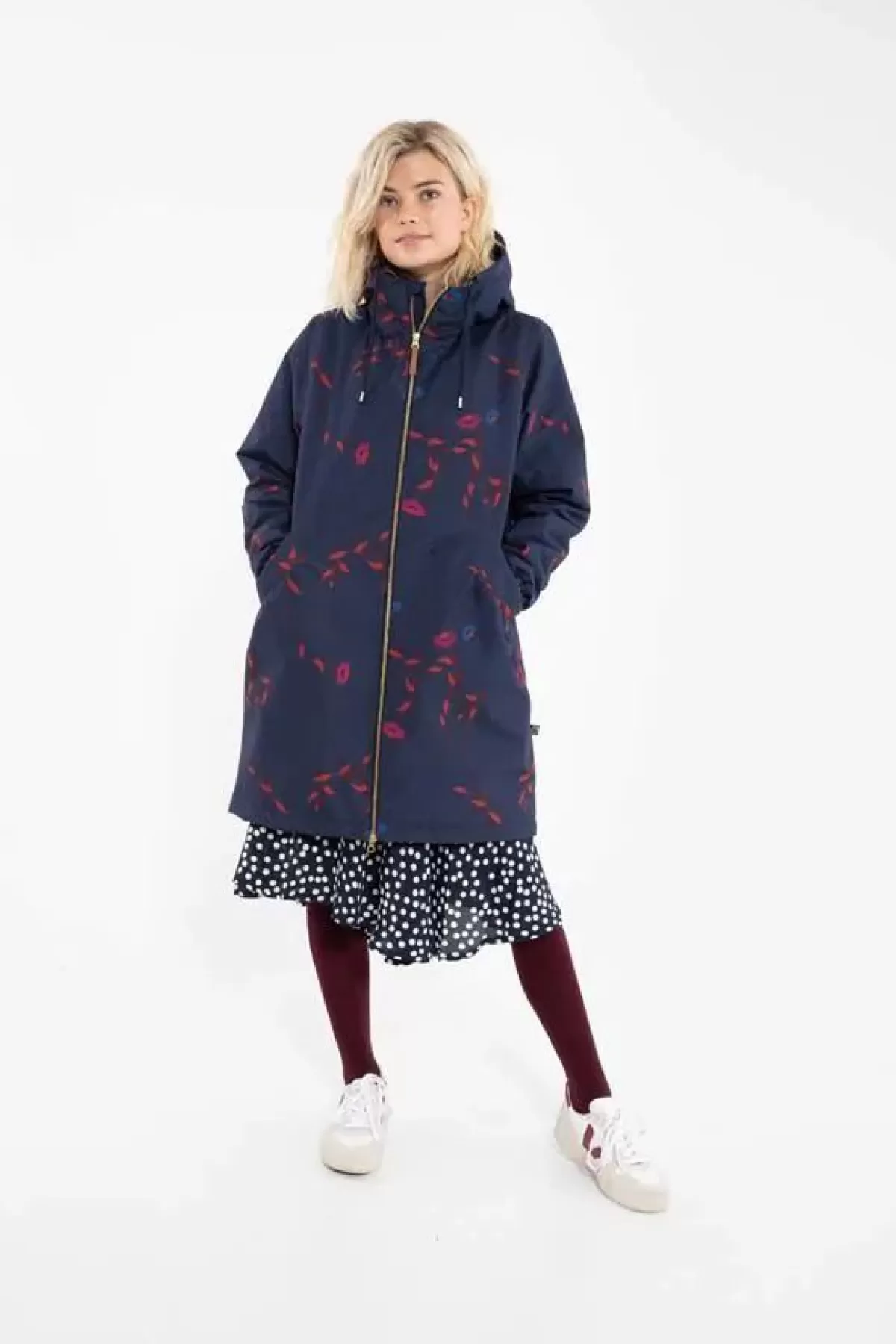 Dame Danefæ Gurli Winter Parka Dk Navy Piccabella