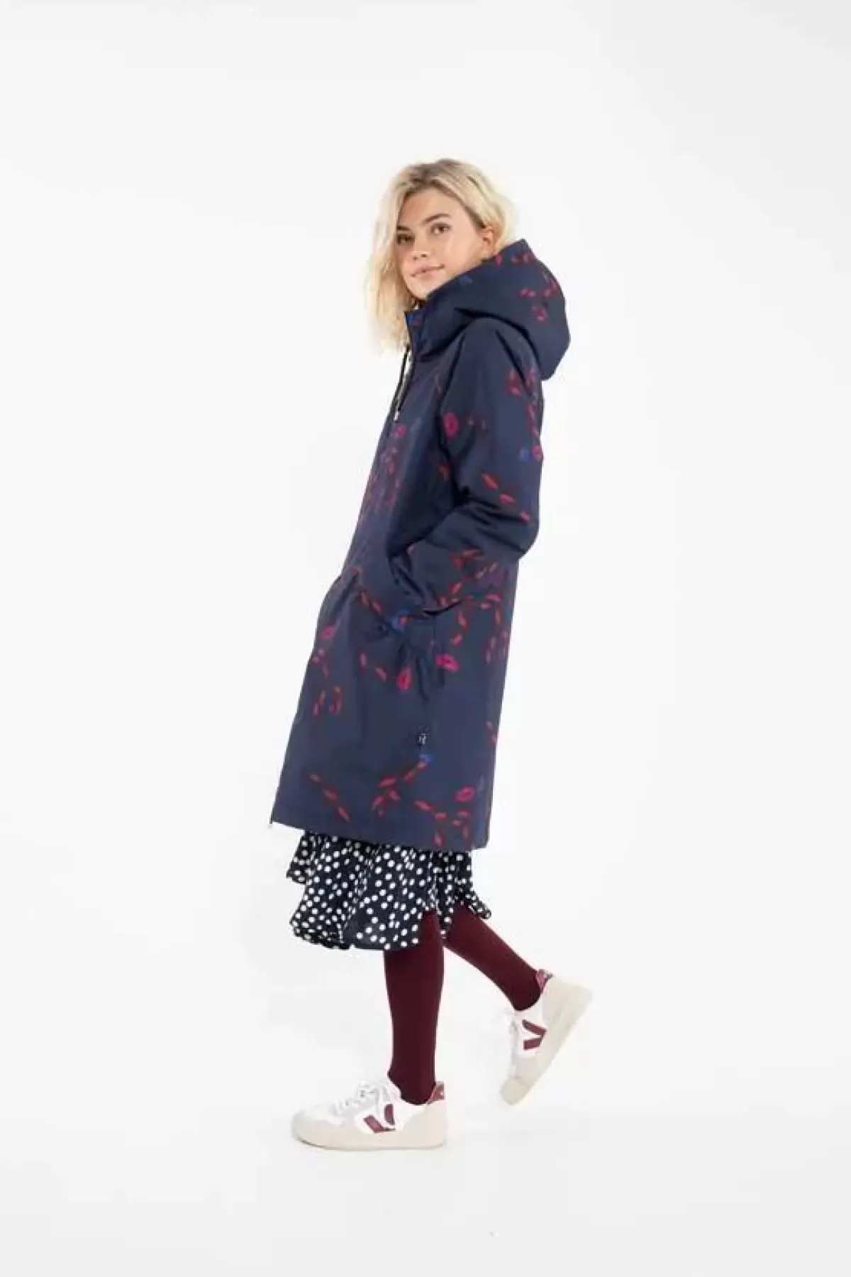 Dame Danefæ Gurli Winter Parka Dk Navy Piccabella