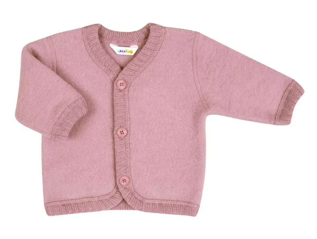 Baby Danefæ Joha Cardigan Uld Fleece Old Rose