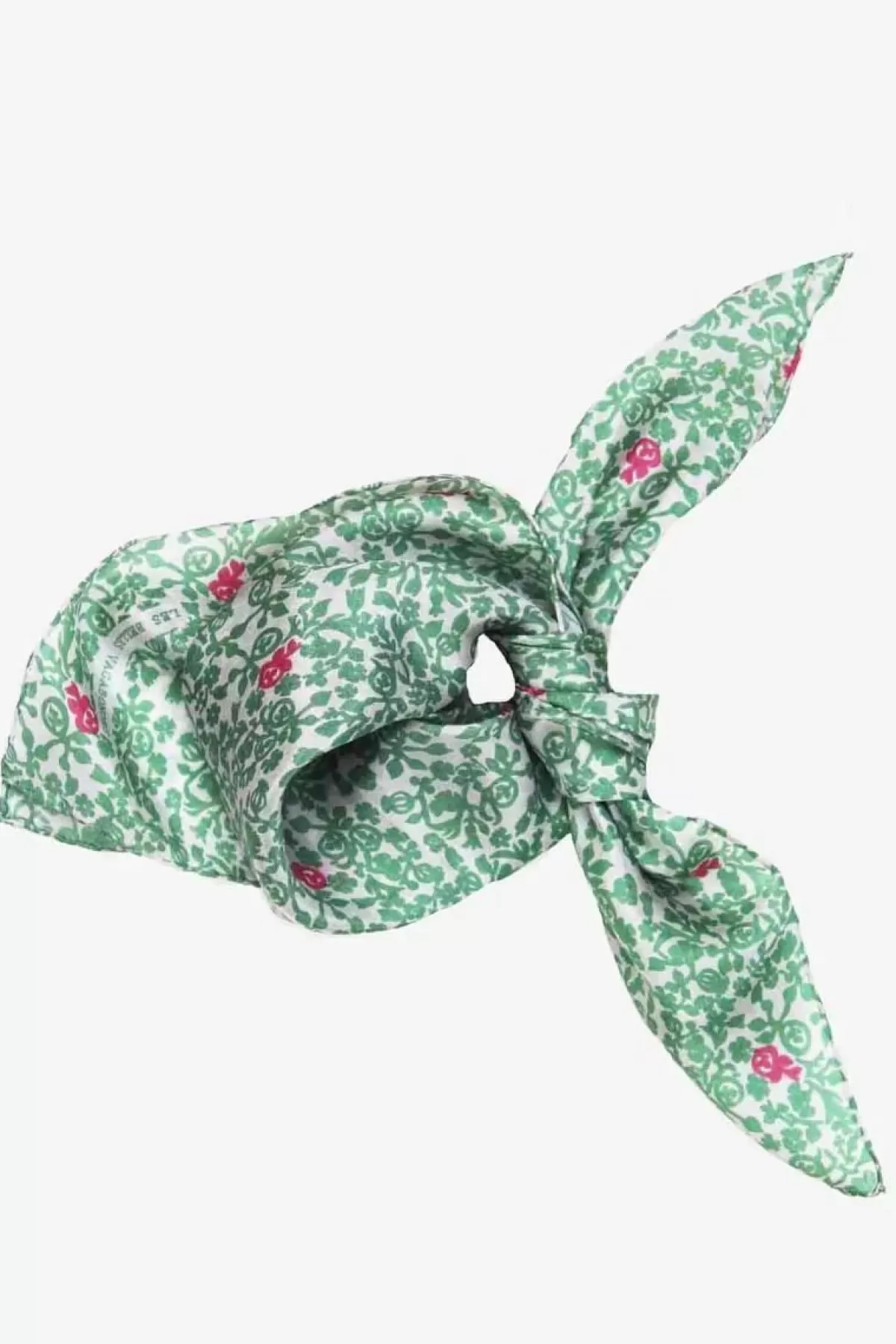 Dame Danefæ Les Belles Vagabondes Mini Silk Scarf Lobelia Khaki