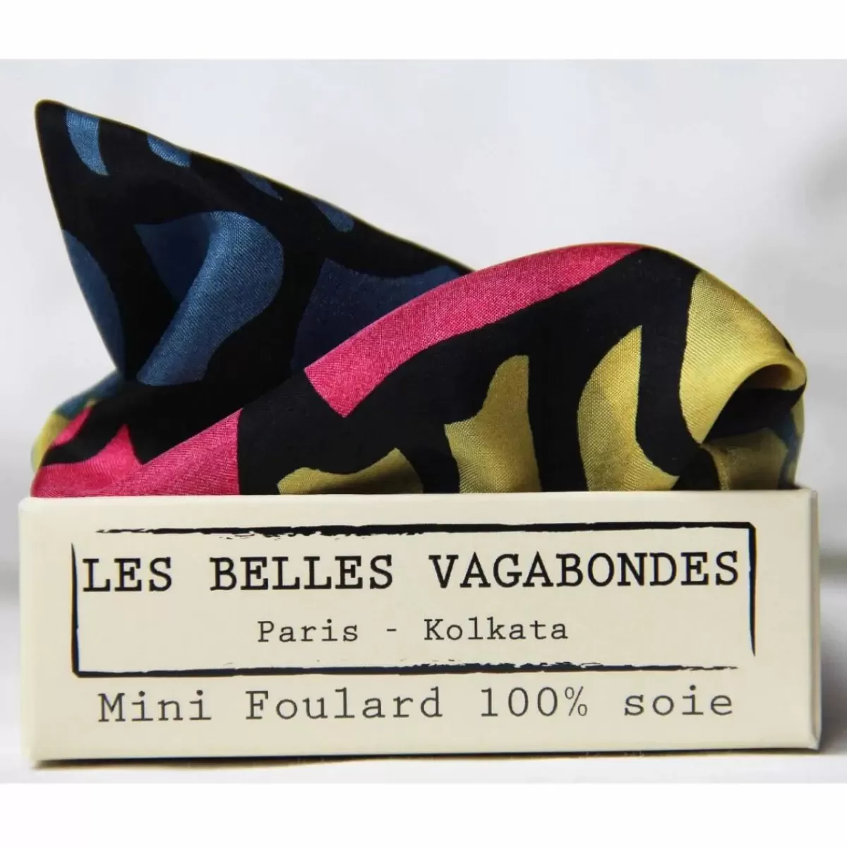 Dame Danefæ Les Belles Vagabondes Mini Silk Scarf Mogador Yellow