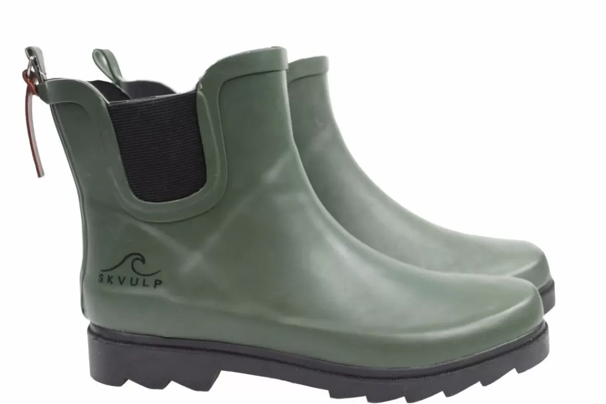 Dame Danefæ Morso Rubberboot Skvulp Low Army Green