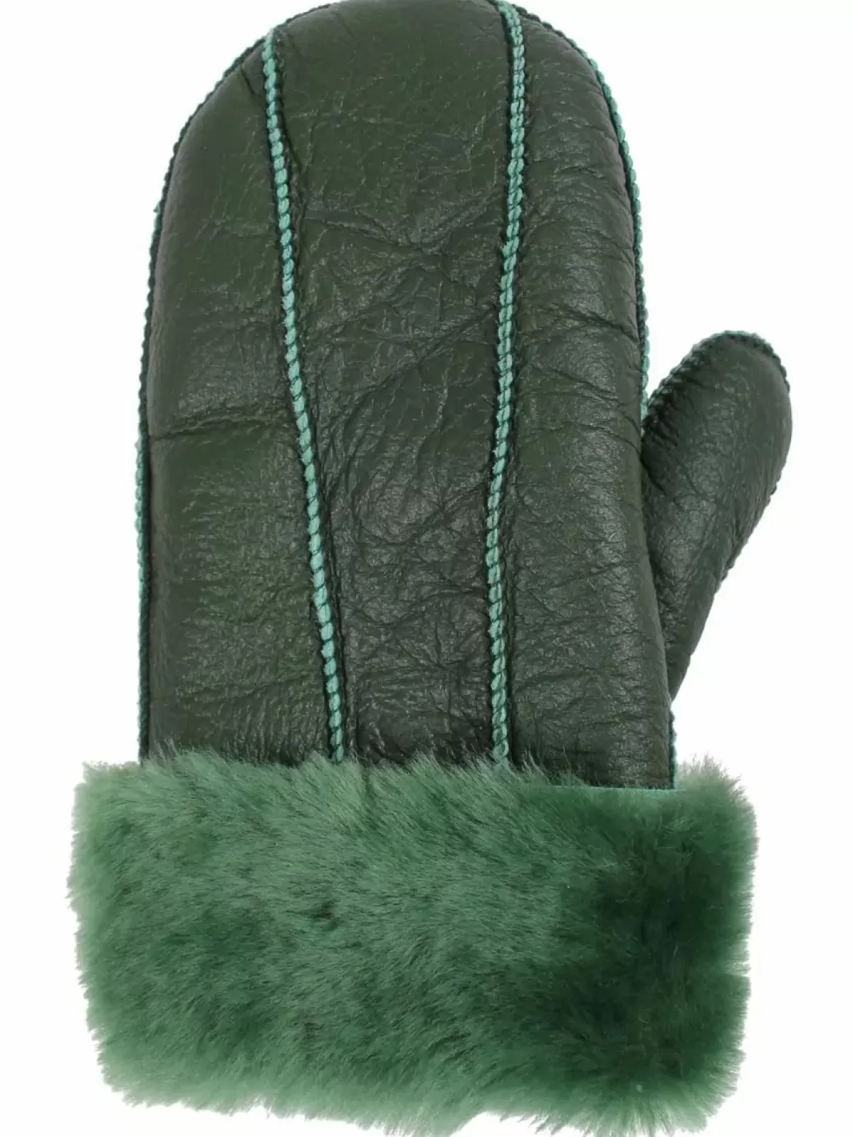 Dame Danefæ No Waste Sheepskin Napa Gloves Green