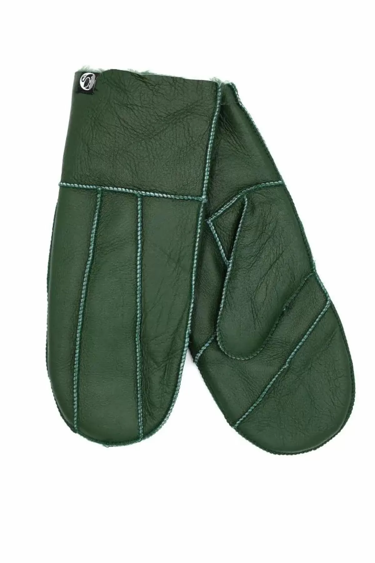 Dame Danefæ No Waste Sheepskin Napa Gloves Green