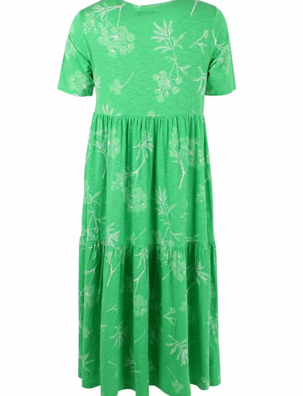 Dame Danefæ Organic - Danemarkise Slub Jersey Dress Spring Green Hemlock