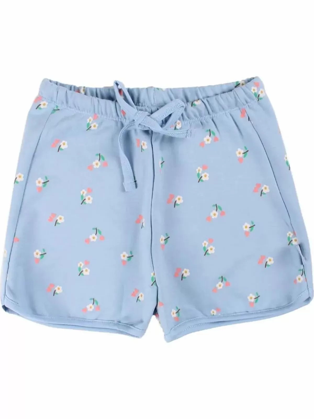 Børn Danefæ Organic - Danemelody Shorts Pastel Blue Miniflower