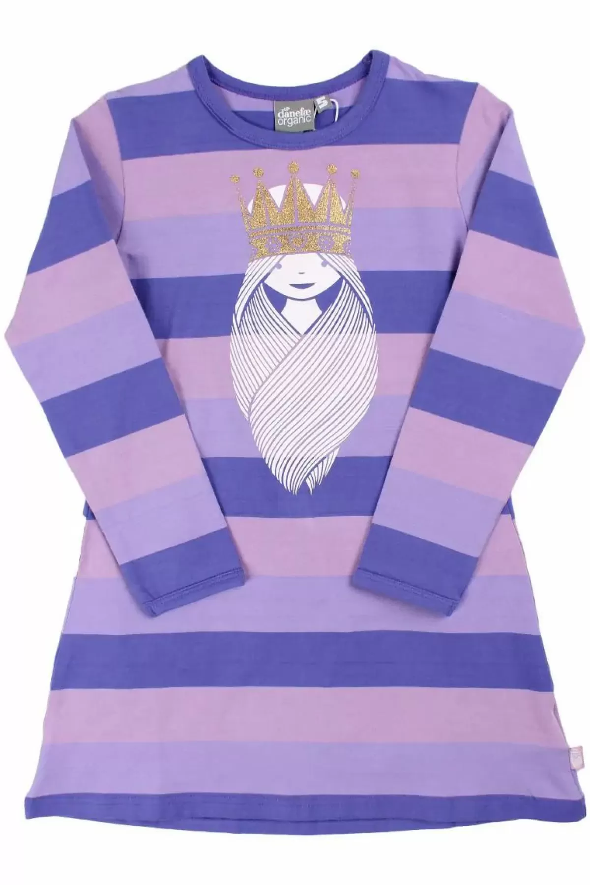 Børn Danefæ Organic - Danenanna Dress Purple Haze Prinsesse