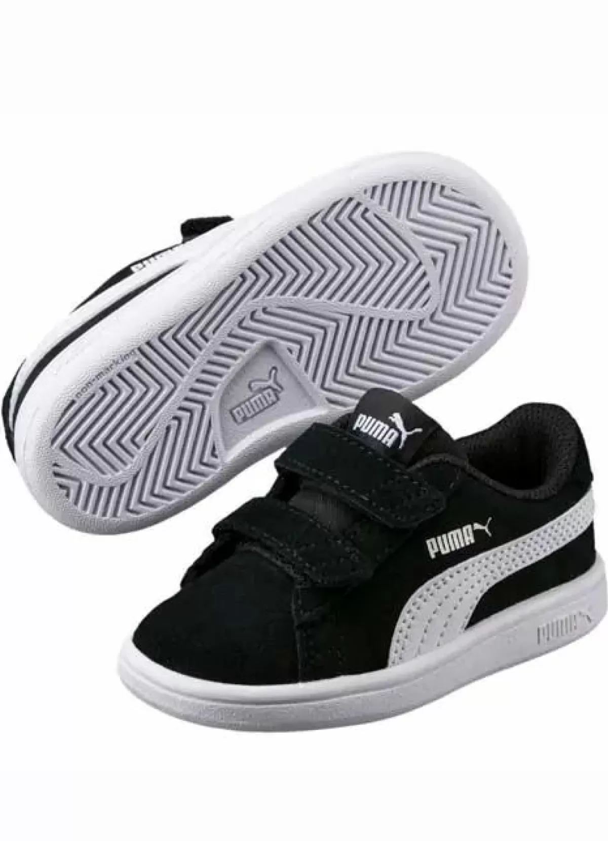 Børn Danefæ Puma Smash Kids Black/White