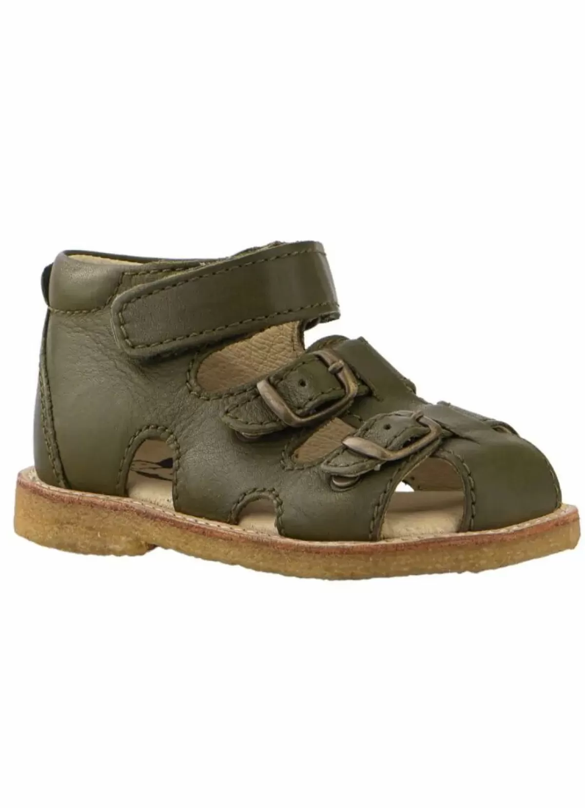 Baby Danefæ Rap Walker Sandal Green Olive