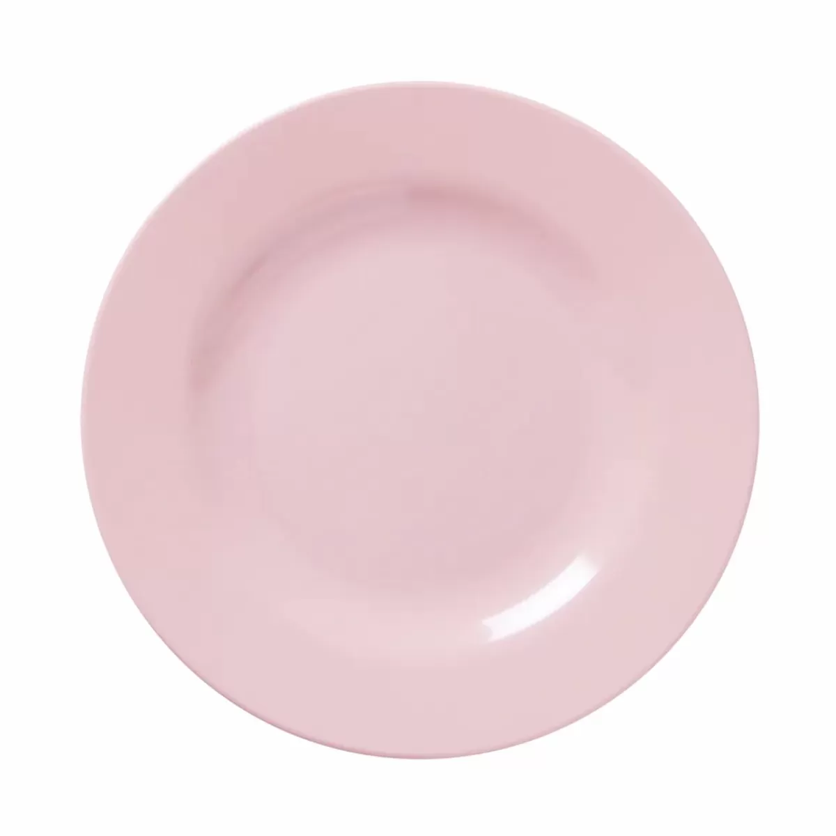 Baby Danefæ Rice Melamine Sidetallerken Soft Pink