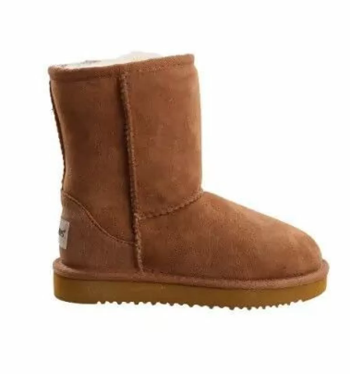 Dame Danefæ Short Sheepskin Boots Chestnut