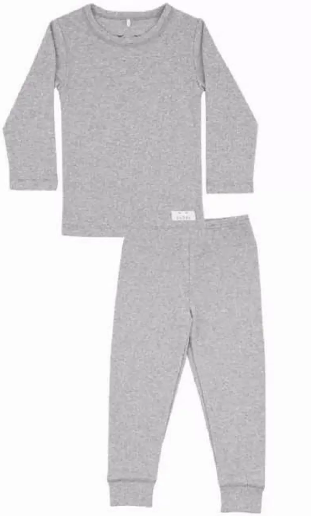 Baby Danefæ Snork Basic Ls Pyjamas Grey Melange