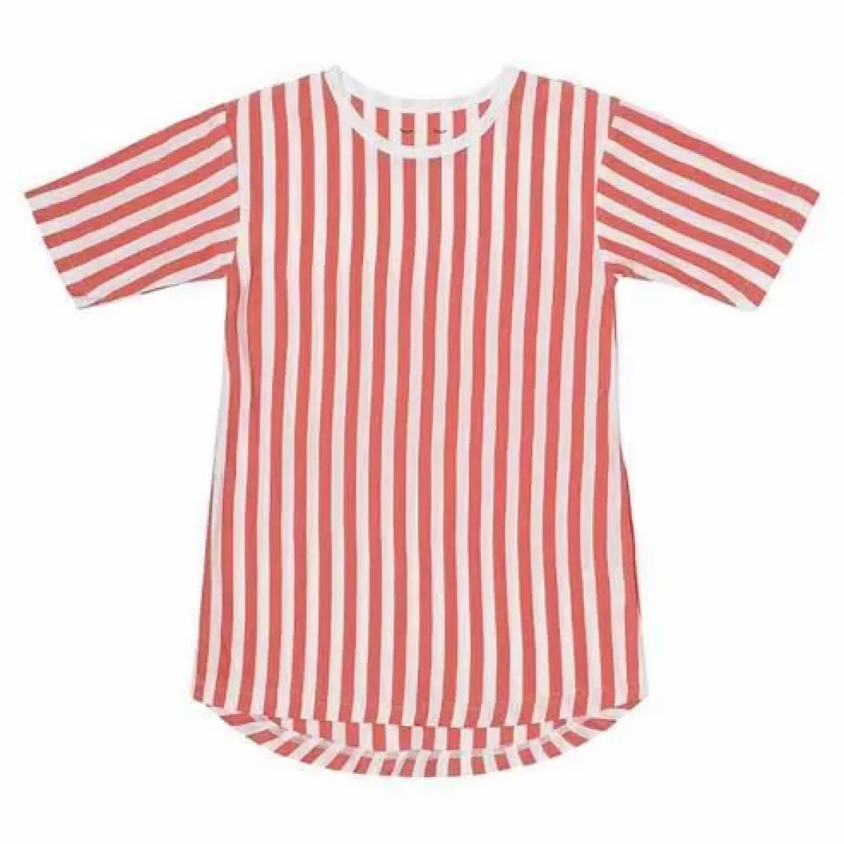 Baby Danefæ Snork Ss Saga Nightdress Lazy Red Stripes