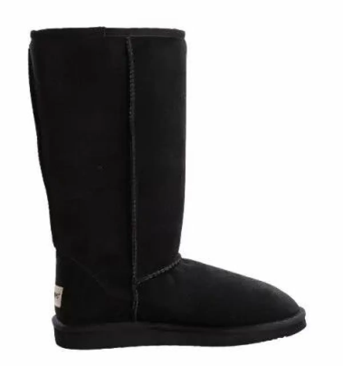 Dame Danefæ Tall Sheepskin Boots Black