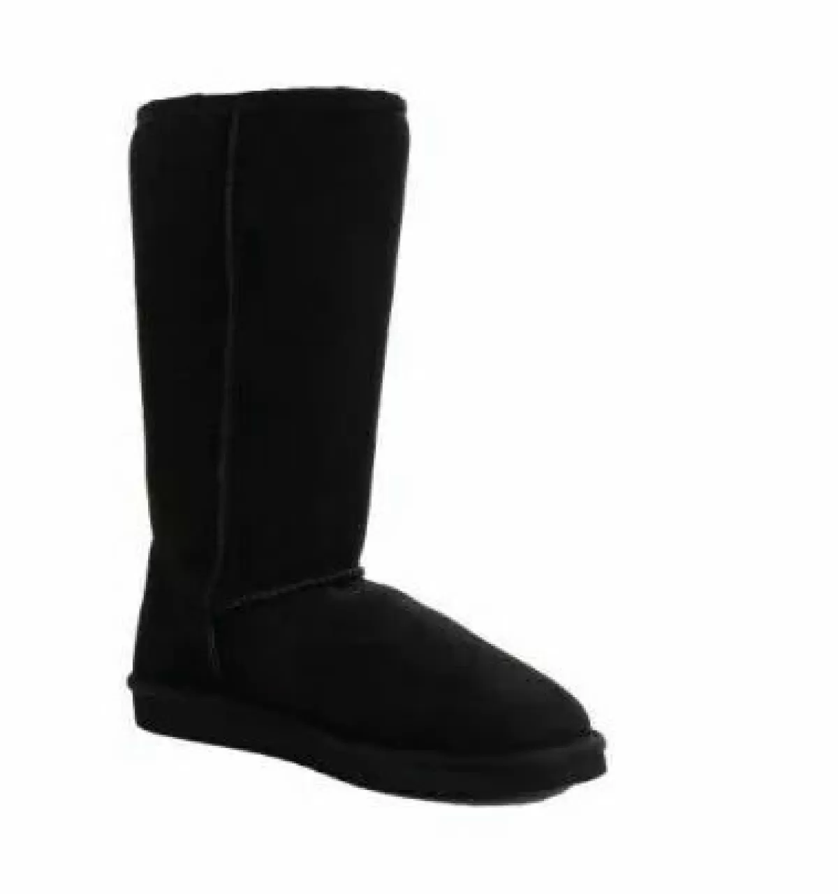 Dame Danefæ Tall Sheepskin Boots Black