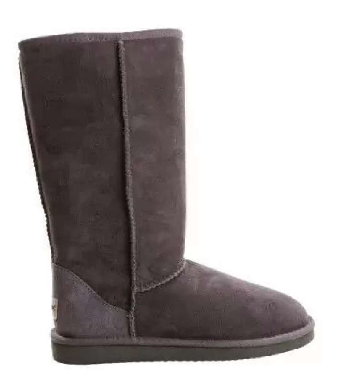 Dame Danefæ Tall Sheepskin Boots Goudron (Grey)