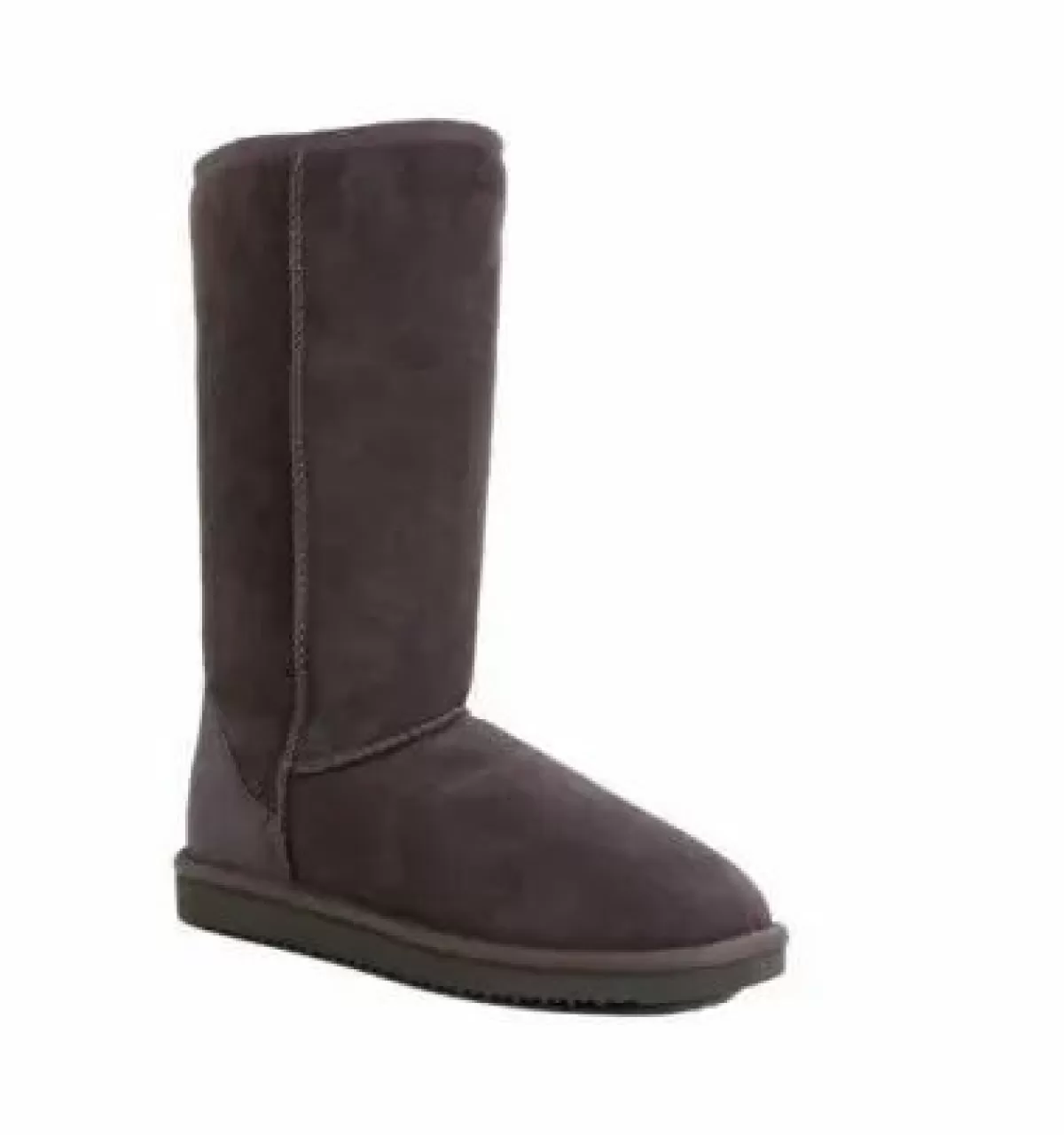 Dame Danefæ Tall Sheepskin Boots Goudron (Grey)