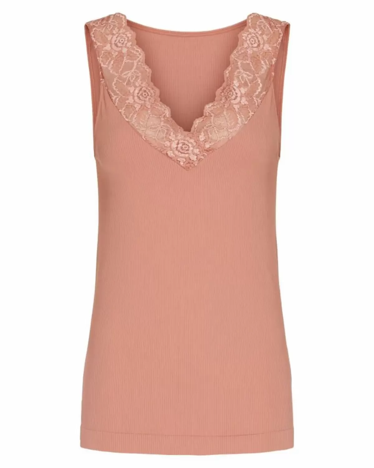 Dame Danefæ Tim&Simonsen Belen V-Lace Top Peach