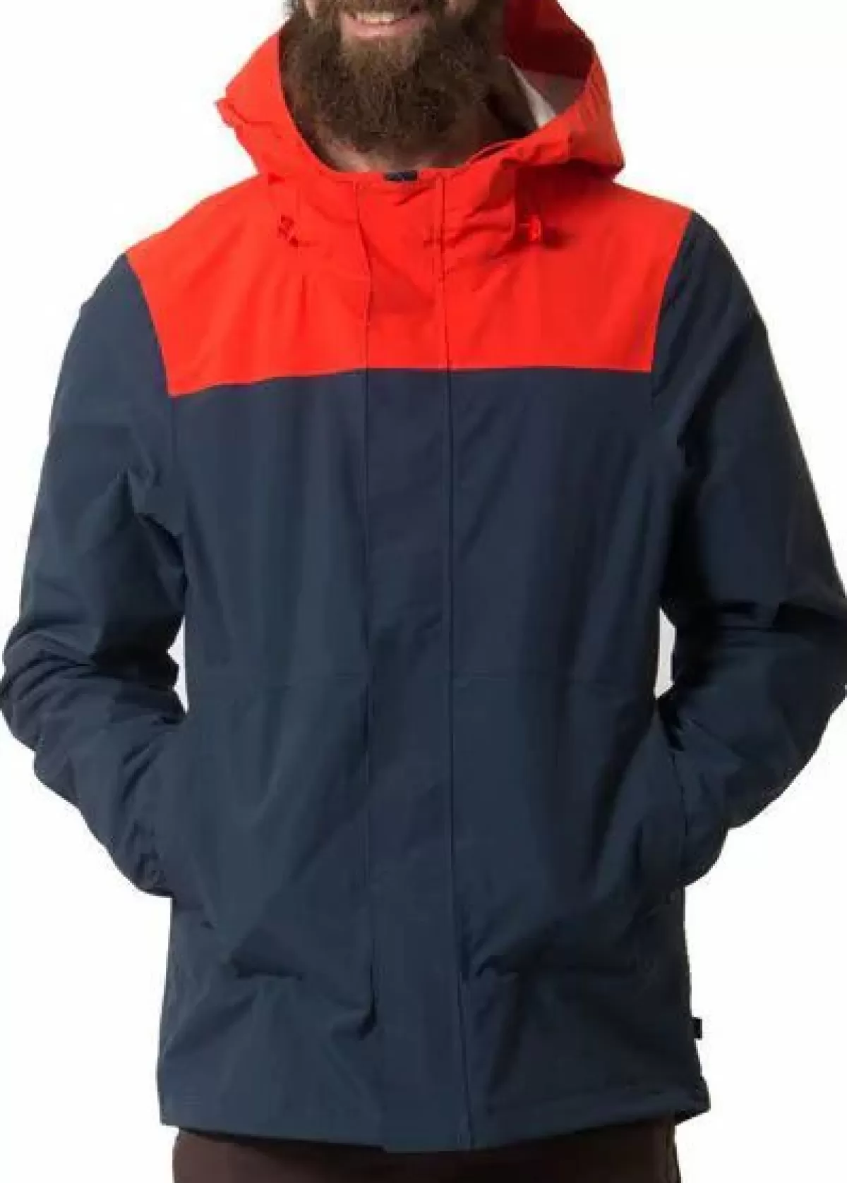 Mænd Danefæ Viksoe Rain Navy/Lovely Orange